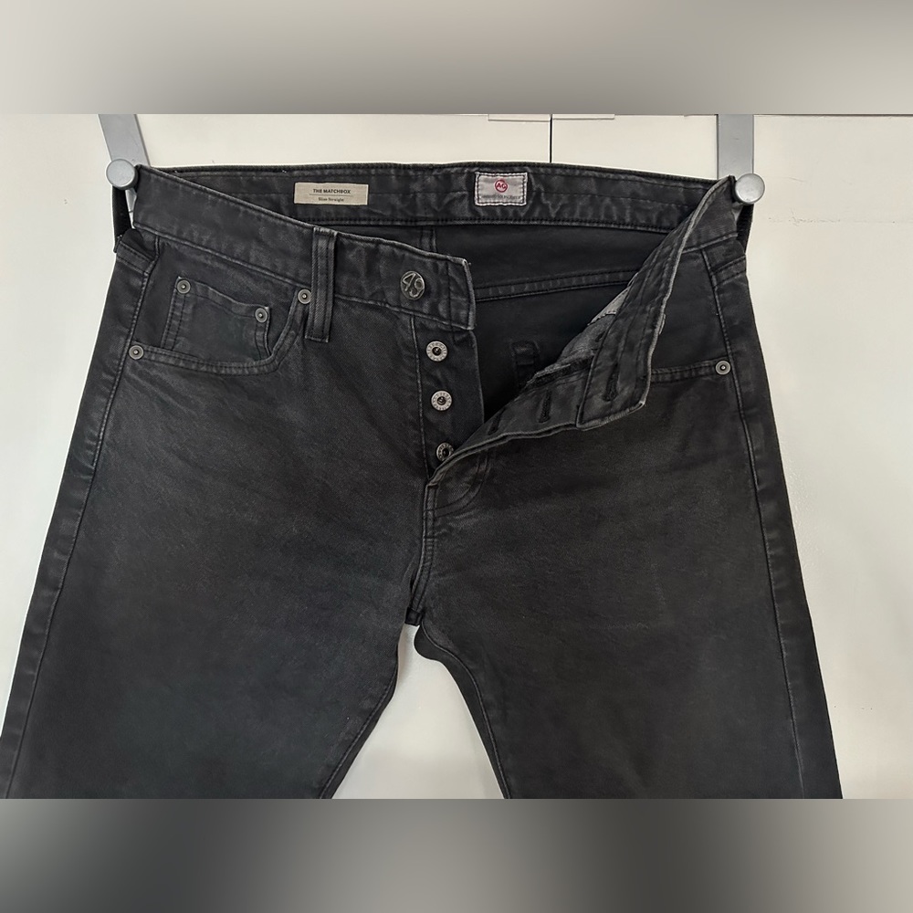 Adriano Goldschmied, The Matchbox Slim Straight Jeans, Black, 31